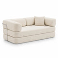 Divano in velluto a coste beige