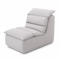 Poltrona Chaise Longue in Tessuto Grigio